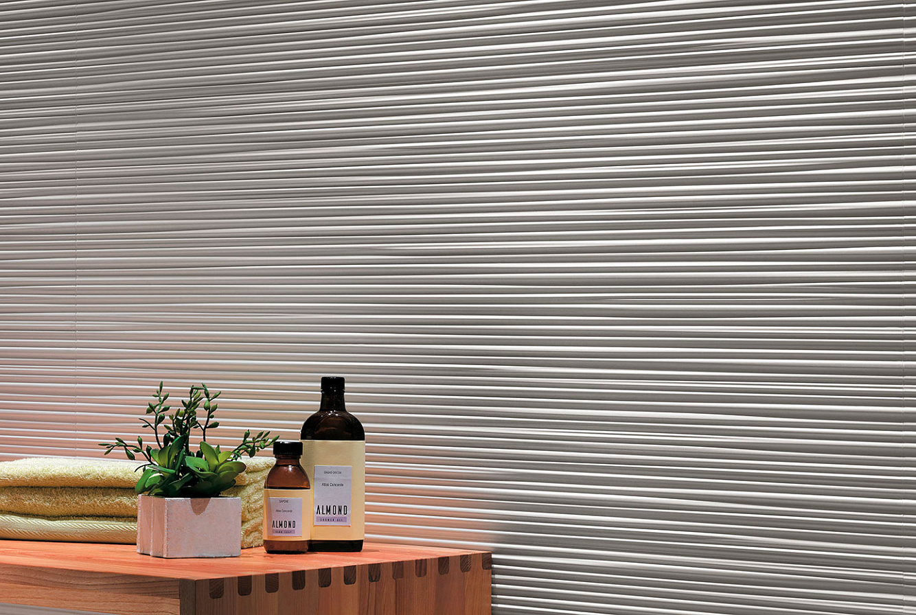 Плитка для стен 3D WALL DESIGN LINE WHITE MATT